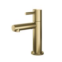 Fonteinkraan Hotbath Dude 1-hendel Recht 14.8 cm Rond Geborsteld Messing PVD - thumbnail