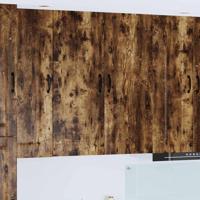 Keukenkast Kalmar Gerookt eiken 80 x 31 x 100 cm Bewerkt hout - thumbnail