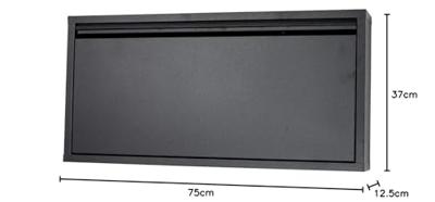 Schoenenkast Bobbie 1 lade zwart (4 paar schoenen)