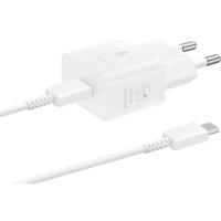 EP-T2510XWEGEU Samsung USB-C PD Wall Charger 25W + USB-C Cable White Bulk - thumbnail