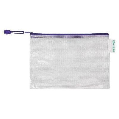 Opbergtas Tarifold met rits 235x165mm PVC blauw
