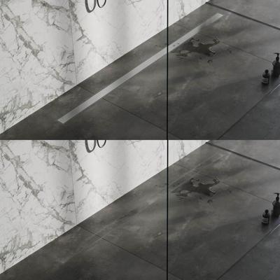 Douchegoot Brauer RVS Inclusief Vloerflens 180x7 cm Zero Tegelinlegrooster Omkeerbaar Brauer Douchegoot Brauer RVS Inclusief Vloerflens 180x7 cm Zero Tegelinlegrooster Omkeerbaar Brauer
