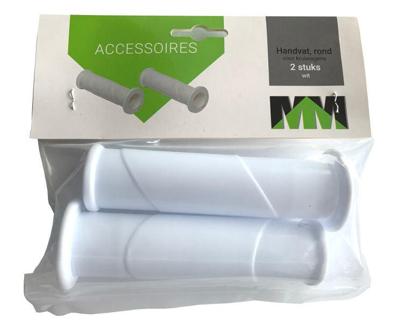 MM Handvat rond wit 2 stuks