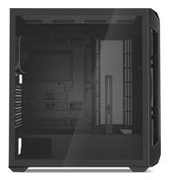 Sharkoon ak5g rgb midi tower behuizing (zwart | 2x usb-a | 1x usb-c | rgb | tempered glass) - thumbnail