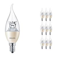 Voordeelpak 10x Philips LEDcandle E14 BA38 6W 827 (MASTER) | DimTone Dimbaar - Vervangt 40W - thumbnail