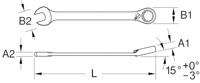 Brilliant Tools BT013824 BT013824 Ringsleutel met ratel Sleutelbreedte (metrisch) 24 mm - thumbnail