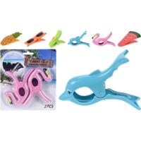 Handdoekklemmen 2 Stuks Assorti - thumbnail