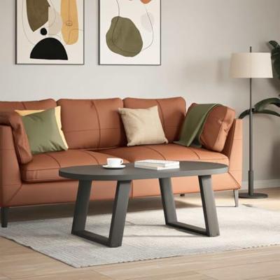 Salontafelpoten 2 st U-vormig 60x(42-43) cm staal antraciet