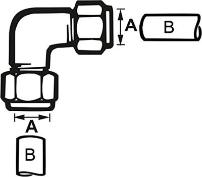 Cornat Klemkoppeling/Ch Knie 10X10Mm - TEC582440