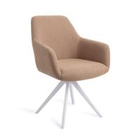 Jesper Home Eetkamerstoel 'Hiroo' Draaibaar, Turn White, kleur Whisper Wheat - thumbnail