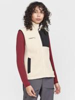 Craft 1913811 ADV Explore Pile Fleece Vest W - Ecru/Black - XL - thumbnail