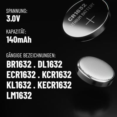 Absina Knoopcel CR1632 3 V 5 stuk(s) Lithium