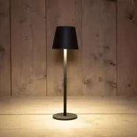 Draadloze Tafellamp Mat Zwart 36cm - thumbnail