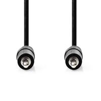 Nedis Stereo-Audiokabel | 3,5 mm Male | 3,5 mm Male | Vernikkeld | 1.50 m | Rond | Zwart | Label - CAGL22000BK15 - thumbnail