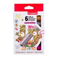 Verfstift bruynzeel kids assorti metallic 6 stuks - thumbnail