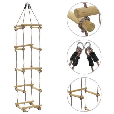 VidaXL Touwladder 200 cm hout VidaXL Touwladder 200 cm hout