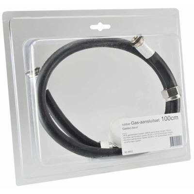Wiesbaden Blister rubber gasslangset 60 cm + acc