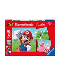 Ravensburger puzzelset Super Mario - 3 x 49 stukjes - thumbnail