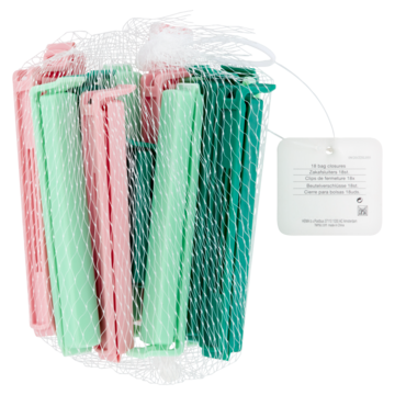 HEMA Zakafsluiters - 18 Stuks (multicolor)