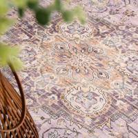 Heritaged Rond Vintage buitenkleed - Valenca Fino paars|roze - 230 cm - thumbnail