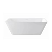 Ligbad Best Design Silmo Vrijstaand Wandmodel 180x80x60 cm Acryl Mat Wit - thumbnail