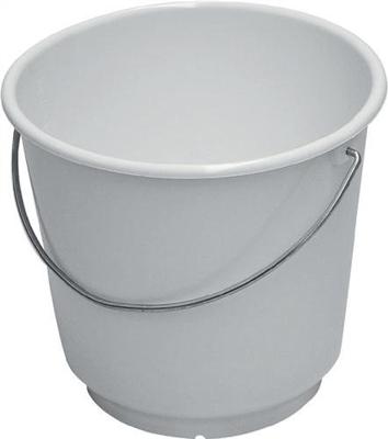 Lockweiler Emmer | 10 l polyethyleen wit | geschikt voor levensmiddelen | d. 290 mm | hoogte 265 mm | 1 stuk - 101021001 101021001