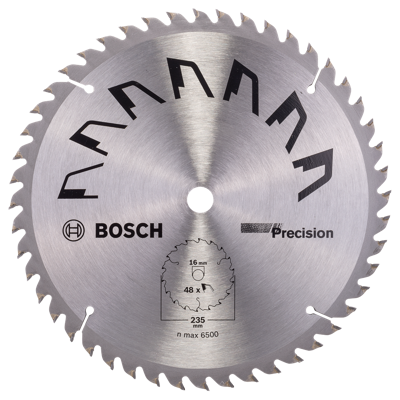 Bosch Accessories Precision 2609256881 Hardmetaal-cirkelzaagblad 235 x 16 mm Aantal tanden: 48 1 stuk(s)