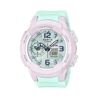 Casio BABY-G Standard Analog-Digital Watch BGA-230PC-6BDR - Groen Casio BABY-G Standard Analog-Digital Watch BGA-230PC-6BDR - Groen