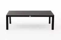 Trestino lounge tuintafel lausanne 122x70x38cm zwart - thumbnail