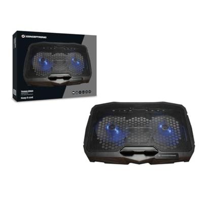 Conceptronic THANA07B notebook cooling pad 43,2 cm (17 ) Zwart Conceptronic THANA07B notebook cooling pad 43,2 cm (17 ) Zwart