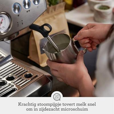 Sage THE BARISTA EXPRESS IMPRESS SES876BTR4 Espresso apparaat Zwart - thumbnail