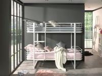 Vipack stapelbed Oscar metaal - wit - 166x104x205 cm - thumbnail
