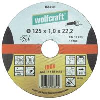 Wolfcraft Doorslijpschijf | Metaal | Ø115 x 1,0 x 22,23 | 1 stuk - 1685999 - thumbnail