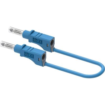 Electro PJP 2210/600V-CD1-25BL Meetsnoer Steekaansluiting 4 mm 25 cm Blauw 1 stuk(s)