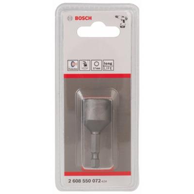 Bosch Accessories Bosch Power Tools 2608550072 Dopsleutel-machinebit 17 mm Aandrijving 1/4 (6.3 mm) 50 mm 1 stuk(s) Bosch Accessories Bosch Power Tools 2608550072 Dopsleutel-machinebit 17 mm Aandrijving 1/4 (6.3 mm) 50 mm 1 stuk(s)