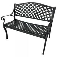 Ronda metalen tuinbank - Aluminium - Grijs - thumbnail