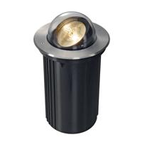 SLV buiten grondspot Dasar 218 bullseye rond - edelstaal - thumbnail