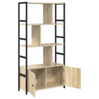 Boekenkast Sonoma eiken 80 x 30 x 155,5 cm Bewerkt hout - thumbnail