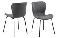 Bendt Eetkamerstoel Olle - Donkergrijs - thumbnail
