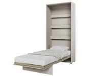 Opklapbed CONCEPTION JUNIOR 90x200 cm zijdegrijs (verticaal) - thumbnail