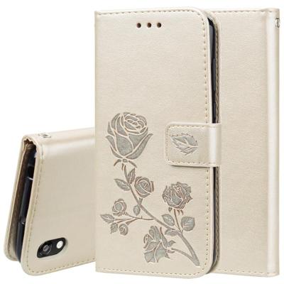 Rose reliëf horizontale Flip PU lederen draagtas voor Huawei Honor 8S/Y5 (2019) met houder & kaartsleuven & portemonnee (goud) Rose reliëf horizontale Flip PU lederen draagtas voor Huawei Honor 8S/Y5 (2019) met houder & kaartsleuven & portemonnee (goud)