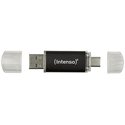Intenso Twist Line USB-stick Retail 256 GB Antraciet 3539492 USB-C 3.2 Gen 1, USB-A 3.2 Gen 1 Intenso Twist Line USB-stick Retail 256 GB Antraciet 3539492 USB-C 3.2 Gen 1, USB-A 3.2 Gen 1