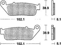 TRW remblokken "mcb 598 brake pad mcb 598 organic standard - thumbnail