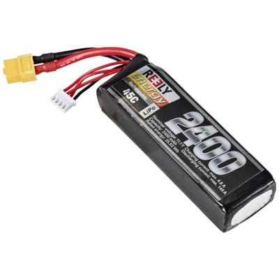 Reely LiPo accupack 11.1 V 2400 mAh Aantal cellen: 3 45 C Softcase XT60H Reely LiPo accupack 11.1 V 2400 mAh Aantal cellen: 3 45 C Softcase XT60H