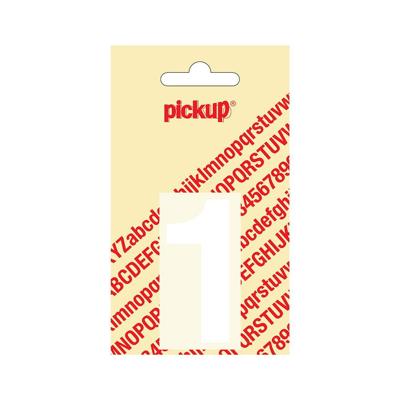 Deco cijfer 1 helvetica wit 60 mm Pickup - Pickup Deco cijfer 1 helvetica wit 60 mm Pickup - Pickup