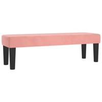 Boxspring met matras fluweel roze 200x200 cm - thumbnail