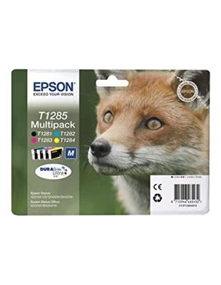 EPSON Multipack T1285 - Fox - zwart, cyaan, magenta, geel