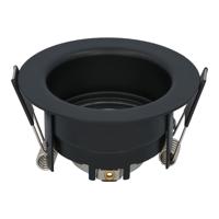 Mari - LED Inbouwspot - Verzonken armatuur - Diameter 85mm - GU10 Fitting incl. lamphouder - IP65 voor badkamer en buiten - Rond - Zwart - thumbnail