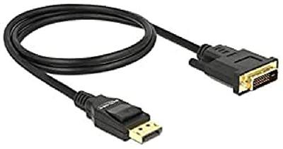 DeLOCK 85312 1m DisplayPort DVI-D Zwart video kabel adapter DeLOCK 85312 1m DisplayPort DVI-D Zwart video kabel adapter