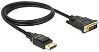 DeLOCK 85312 1m DisplayPort DVI-D Zwart video kabel adapter - thumbnail